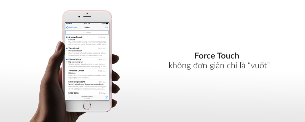  iPhone 6S trang bị Force Touch 