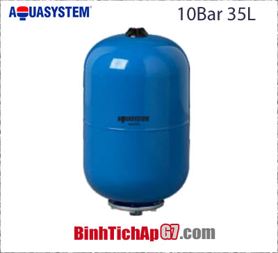 Bình tích áp Aquasystem 10 bar - 35Lit giá tốt