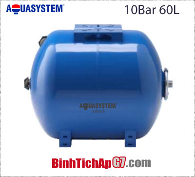 Bình tích áp ngang Aquasystem 10 bar - 60Lít giá tốt nhất