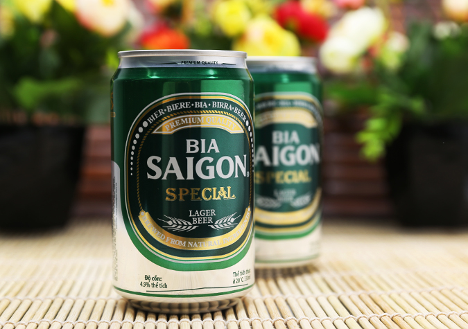Bia Sài Gòn Sabeco thùng 24 lon x 330ml