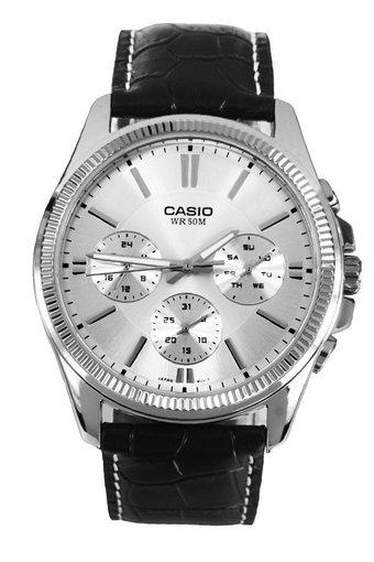 Đồng hồ nam dây da Casio MTP-1375L-7ADF (Trắng)
