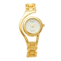 Đồng hồ nữ dây thép không gỉ TSG002 (Vàng)