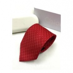 Cà vạt lụa TLG bản vừa 206009-7 (Đỏ)