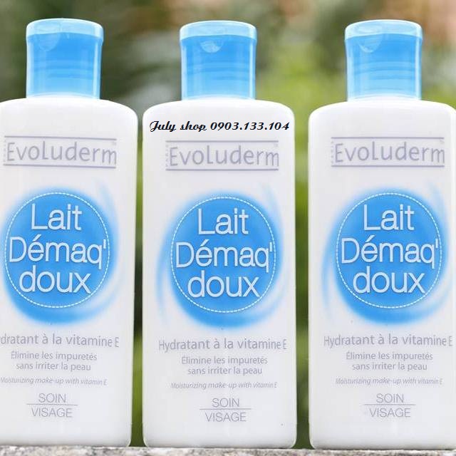 Sữa tẩy trang Evoluderm Lait Démaq’ Doux