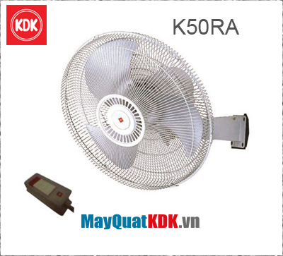 Quạt treo tường công nghiệp KDK K50RA - chất lượng tốt