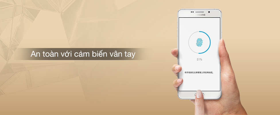 Samsung Galaxy A5 (2016) An Toàn Với Cảm Biến Vân Tay