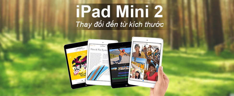 iPad Mini 2 Thiết kế tinh tế và hiện đại