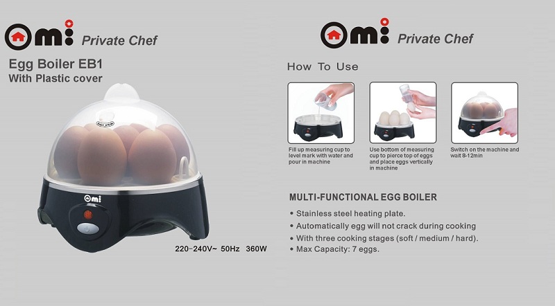 Máy luộc trứng Omi EB1