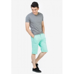 Quần shorts Kaki Sea Collection xắn lai màu xanh ngọc